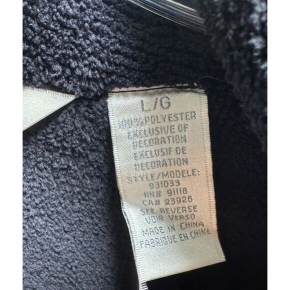 Jasmine Rose Intimates Plush Black Belted Robe - Picture 9 of 11